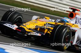 19.07.2008 Hockenheim, Germany,  Fernando Alonso (ESP), Renault F1 Team - Formula 1 World Championship, Rd 10, German Grand Prix, Saturday Practice