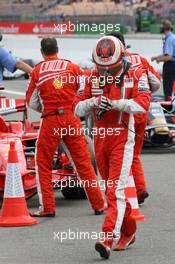 19.07.2008 Hockenheim, Germany,  Kimi Raikkonen (FIN), Räikkönen, Scuderia Ferrari - Formula 1 World Championship, Rd 10, German Grand Prix, Saturday Qualifying