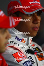 19.07.2008 Hockenheim, Germany,  Lewis Hamilton (GBR), McLaren Mercedes - Formula 1 World Championship, Rd 10, German Grand Prix, Saturday Press Conference