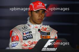 20.07.2008 Hockenheim, Germany,  Winner, 1st, Lewis Hamilton (GBR), McLaren Mercedes - Formula 1 World Championship, Rd 10, German Grand Prix, Sunday Press Conference