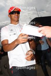 20.07.2008 Hockenheim, Germany,  Lewis Hamilton (GBR), McLaren Mercedes - Formula 1 World Championship, Rd 10, German Grand Prix, Sunday