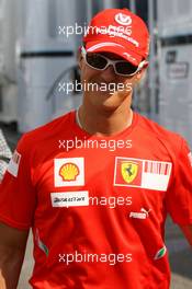 20.07.2008 Hockenheim, Germany,  Michael Schumacher (GER), Test Driver, Scuderia Ferrari - Formula 1 World Championship, Rd 10, German Grand Prix, Sunday