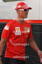 20.07.2008 Hockenheim, Germany,  Michael Schumacher (GER), Test Driver, Scuderia Ferrari - Formula 1 World Championship, Rd 10, German Grand Prix, Sunday