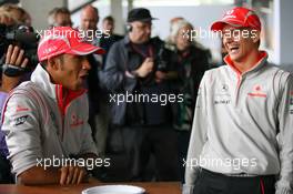 17.07.2008 Hockenheim, Germany,  Lewis Hamilton (GBR), McLaren Mercedes and Heikki Kovalainen (FIN), McLaren Mercedes - Formula 1 World Championship, Rd 10, German Grand Prix, Thursday