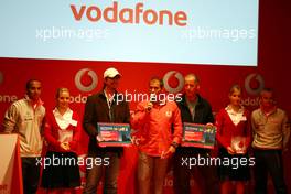 17.07.2008 Hockenheim, Germany,  Lewis Hamilton (GBR), McLaren Mercedes and Heikki Kovalainen (FIN), McLaren Mercedes, Vodafone, Music Quiz - Formula 1 World Championship, Rd 10, German Grand Prix, Thursday