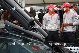 17.07.2008 Hockenheim, Germany,  Lewis Hamilton (GBR), McLaren Mercedes and Heikki Kovalainen (FIN), McLaren Mercedes - Formula 1 World Championship, Rd 10, German Grand Prix, Thursday