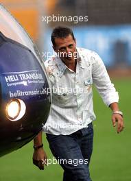 17.07.2008 Hockenheim, Germany,  Michael Schumacher (GER), Test Driver, Scuderia Ferrari, arrives - Formula 1 World Championship, Nazionali Piloti vs. VIP, Wednesday