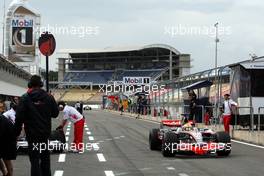 08.07.2008 Hockenheim, Germany,  Lewis Hamilton (GBR), McLaren Mercedes - Formula 1 Testing, Hockenheim