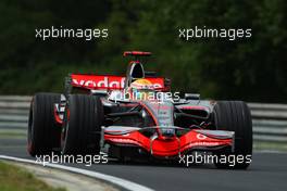 01.08.2008 Budapest, Hungary,  Lewis Hamilton (GBR), McLaren Mercedes, MP4-23 - Formula 1 World Championship, Rd 11, Hungarian Grand Prix, Friday Practice