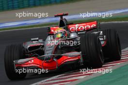 01.08.2008 Budapest, Hungary,  Lewis Hamilton (GBR), McLaren Mercedes, MP4-23 - Formula 1 World Championship, Rd 11, Hungarian Grand Prix, Friday Practice