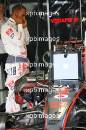 01.08.2008 Budapest, Hungary,  Lewis Hamilton (GBR), McLaren Mercedes - Formula 1 World Championship, Rd 11, Hungarian Grand Prix, Friday Practice