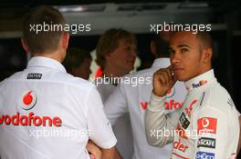 01.08.2008 Budapest, Hungary,  Lewis Hamilton (GBR), McLaren Mercedes - Formula 1 World Championship, Rd 11, Hungarian Grand Prix, Friday Practice