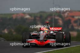 01.08.2008 Budapest, Hungary,  Lewis Hamilton (GBR), McLaren Mercedes, MP4-23 - Formula 1 World Championship, Rd 11, Hungarian Grand Prix, Friday Practice