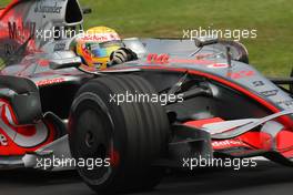 01.08.2008 Budapest, Hungary,  Lewis Hamilton (GBR), McLaren Mercedes, MP4-23 - Formula 1 World Championship, Rd 11, Hungarian Grand Prix, Friday Practice