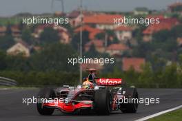 01.08.2008 Budapest, Hungary,  Lewis Hamilton (GBR), McLaren Mercedes, MP4-23 - Formula 1 World Championship, Rd 11, Hungarian Grand Prix, Friday Practice