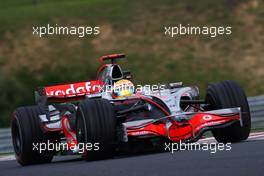 01.08.2008 Budapest, Hungary,  Lewis Hamilton (GBR), McLaren Mercedes, MP4-23 - Formula 1 World Championship, Rd 11, Hungarian Grand Prix, Friday Practice