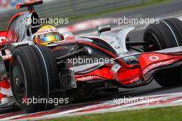 01.08.2008 Budapest, Hungary,  Lewis Hamilton (GBR), McLaren Mercedes, MP4-23 - Formula 1 World Championship, Rd 11, Hungarian Grand Prix, Friday Practice