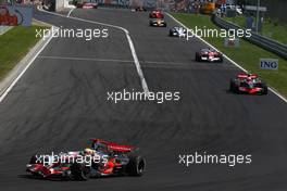 03.08.2008 Budapest, Hungary,  Lewis Hamilton (GBR), McLaren Mercedes, MP4-23 - Formula 1 World Championship, Rd 11, Hungarian Grand Prix, Sunday Race