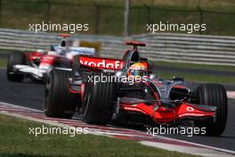 03.08.2008 Budapest, Hungary,  Lewis Hamilton (GBR), McLaren Mercedes, MP4-23 - Formula 1 World Championship, Rd 11, Hungarian Grand Prix, Sunday Race