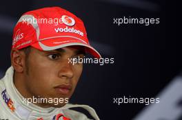 02.08.2008 Budapest, Hungary,  Lewis Hamilton (GBR), McLaren Mercedes - Formula 1 World Championship, Rd 11, Hungarian Grand Prix, Saturday Press Conference