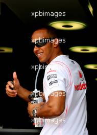 02.08.2008 Budapest, Hungary,  Lewis Hamilton (GBR), McLaren Mercedes - Formula 1 World Championship, Rd 11, Hungarian Grand Prix, Saturday