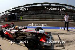 02.08.2008 Budapest, Hungary,  Lewis Hamilton (GBR), McLaren Mercedes, MP4-23 - Formula 1 World Championship, Rd 11, Hungarian Grand Prix, Saturday Practice