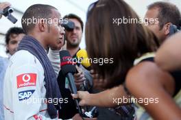 03.08.2008 Budapest, Hungary,  Lewis Hamilton (GBR), McLaren Mercedes - Formula 1 World Championship, Rd 11, Hungarian Grand Prix, Sunday