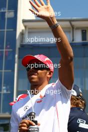 03.08.2008 Budapest, Hungary,  Lewis Hamilton (GBR), McLaren Mercedes - Formula 1 World Championship, Rd 11, Hungarian Grand Prix, Sunday