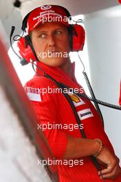 12.09.2008 MOnza, Italy,  Michael Schumacher (GER), Test Driver, Scuderia Ferrari  - Formula 1 World Championship, Rd 14, Italian Grand Prix, Friday Practice