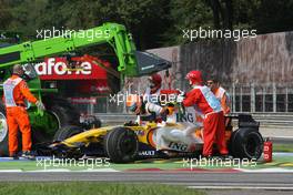 12.09.2008 MOnza, Italy,  Nelson Piquet Jr (BRA), Renault F1 Team, R28 - Formula 1 World Championship, Rd 14, Italian Grand Prix, Friday Practice