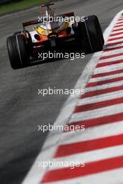 12.09.2008 Monza, Italy,  Fernando Alonso (ESP), Renault F1 Team, R28 - Formula 1 World Championship, Rd 14, Italian Grand Prix, Friday Practice