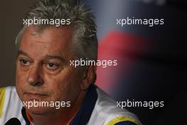 12.09.2008 MOnza, Italy,  Pat Symonds (GBR), Renault F1 Team, Executive Director of Engineering - Formula 1 World Championship, Rd 14, Italian Grand Prix, Friday Press Conference