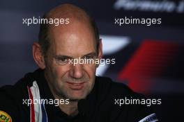 12.09.2008 MOnza, Italy,  Adrian Newey (GBR), Red Bull Racing (ex. McLaren), Technical Operations Director - Formula 1 World Championship, Rd 14, Italian Grand Prix, Friday Press Conference