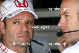 12.09.2008 MOnza, Italy,  Rubens Barrichello (BRA), Honda Racing F1 Team  - Formula 1 World Championship, Rd 14, Italian Grand Prix, Friday Practice