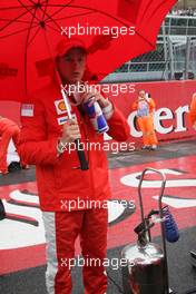 14.09.2008 Monza, Italy,  Kimi Raikkonen (FIN), Räikkönen, Scuderia Ferrari - Formula 1 World Championship, Rd 14, Italian Grand Prix, Sunday Pre-Race Grid