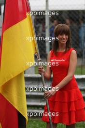 14.09.2008 Monza, Italy,  Grid girl - Formula 1 World Championship, Rd 14, Italian Grand Prix, Sunday Grid Girl