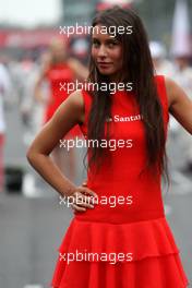 14.09.2008 Monza, Italy,  Grid girl - Formula 1 World Championship, Rd 14, Italian Grand Prix, Sunday Grid Girl