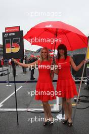 14.09.2008 Monza, Italy,  Grid girl - Formula 1 World Championship, Rd 14, Italian Grand Prix, Sunday Grid Girl