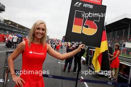 14.09.2008 Monza, Italy,  Grid girl - Formula 1 World Championship, Rd 14, Italian Grand Prix, Sunday Grid Girl