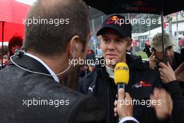 14.09.2008 Monza, Italy,  Sebastian Vettel (GER), Scuderia Toro Rosso - Formula 1 World Championship, Rd 14, Italian Grand Prix, Sunday Pre-Race Grid