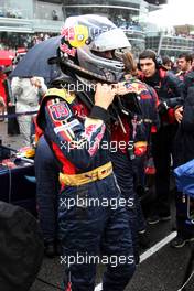 14.09.2008 Monza, Italy,  Sebastian Vettel (GER), Scuderia Toro Rosso - Formula 1 World Championship, Rd 14, Italian Grand Prix, Sunday Pre-Race Grid