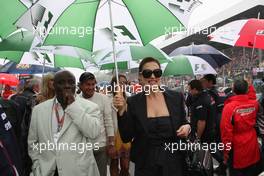 14.09.2008 Monza, Italy,  Slavica Ecclestone (SLO), Wife to Bernie Ecclestone - Formula 1 World Championship, Rd 14, Italian Grand Prix, Sunday Pre-Race Grid