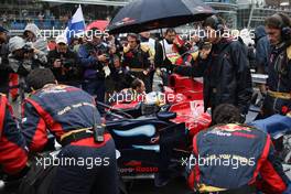 14.09.2008 Monza, Italy,  Sebastian Vettel (GER), Scuderia Toro Rosso - Formula 1 World Championship, Rd 14, Italian Grand Prix, Sunday Pre-Race Grid