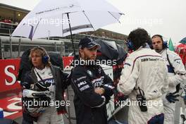 14.09.2008 Monza, Italy,  Nick Heidfeld (GER), BMW Sauber F1 Team - Formula 1 World Championship, Rd 14, Italian Grand Prix, Sunday Pre-Race Grid