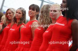 14.09.2008 Monza, Italy,  Grid girl - Formula 1 World Championship, Rd 14, Italian Grand Prix, Sunday Grid Girl