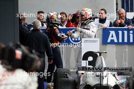 14.09.2008 Monza, Italy,  Sebastian Vettel (GER), Scuderia Toro Rosso and Robert Kubica (POL),  BMW Sauber F1 Team - Formula 1 World Championship, Rd 14, Italian Grand Prix, Sunday Podium