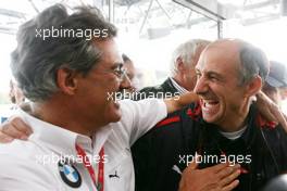 14.09.2008 Monza, Italy,  Dr. Mario Theissen (GER), BMW Sauber F1 Team, BMW Motorsport Director and Franz Tost (AUT), Scuderia Toro Rosso, Team Principal  - Formula 1 World Championship, Rd 14, Italian Grand Prix, Sunday Podium
