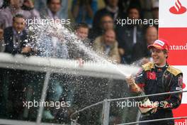 14.09.2008 Monza, Italy,  Sebastian Vettel (GER), Scuderia Toro Rosso  - Formula 1 World Championship, Rd 14, Italian Grand Prix, Sunday Podium