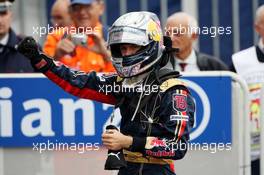 14.09.2008 Monza, Italy,  Sebastian Vettel (GER), Scuderia Toro Rosso, wins - Formula 1 World Championship, Rd 14, Italian Grand Prix, Sunday Podium