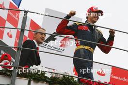 14.09.2008 Monza, Italy,  Winner, 1st, Sebastian Vettel (GER), Scuderia Toro Rosso, STR03 - Formula 1 World Championship, Rd 14, Italian Grand Prix, Sunday Podium
